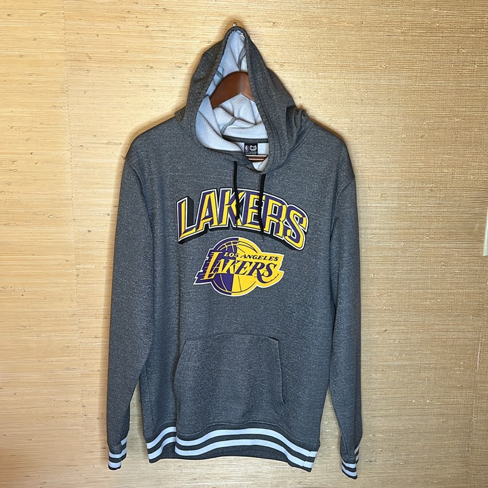 NBA Ultra Game Gray Large Los Angeles Lakers Hoodie